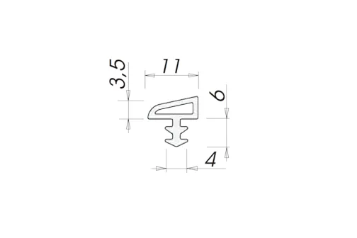 White silicon seal